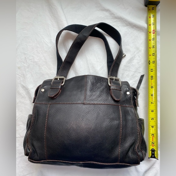 Fossil Brown Leather Shoulder Bag - Picture 2 of 10